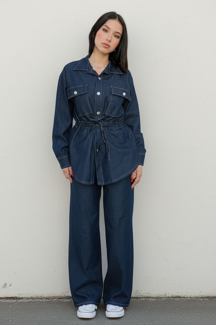 Ensemble Denim Femme – Style Casual & Chic