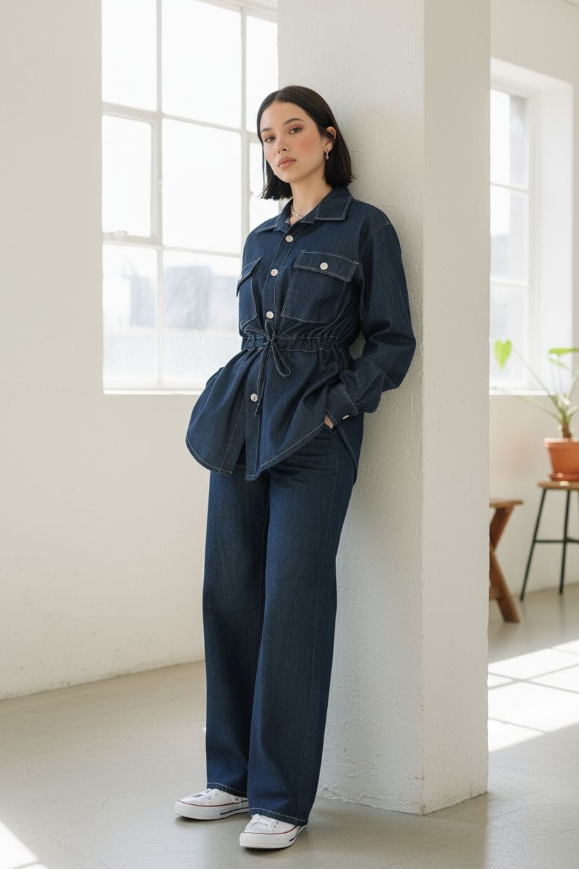 Ensemble Denim Femme – Style Casual & Chic