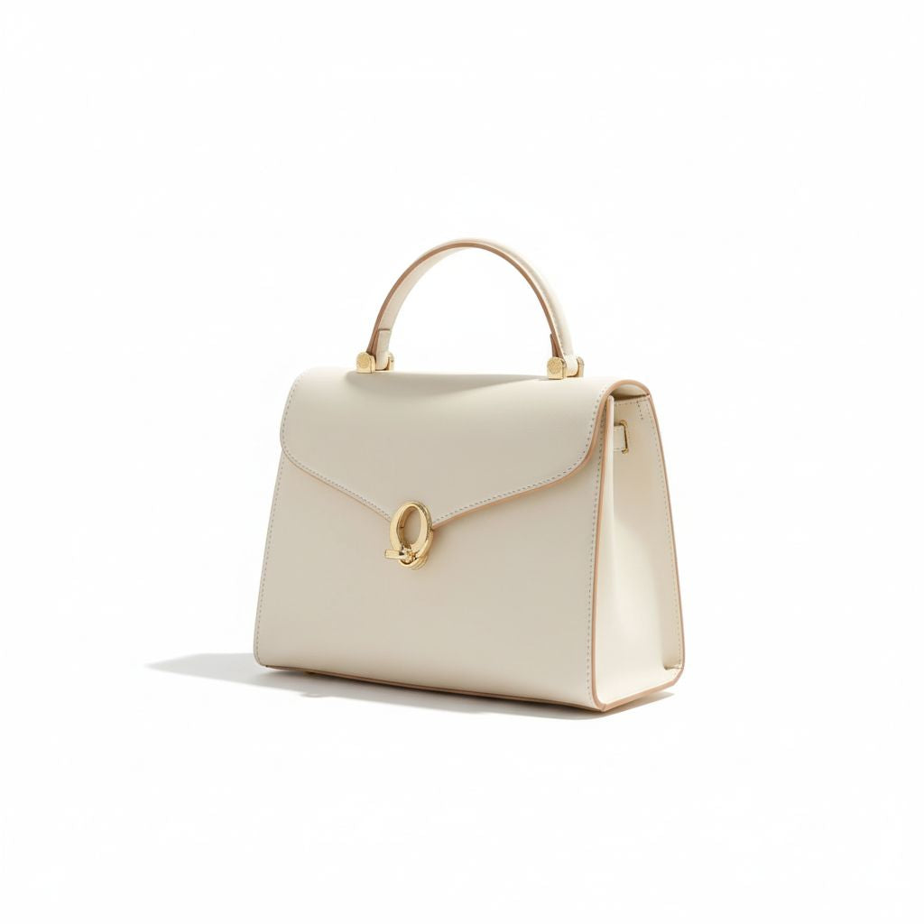 Sac à Main Orange Élégance – Style Moderne & Finitions Dorées