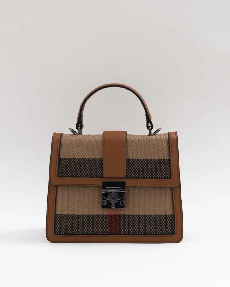 Sac à main à carreaux