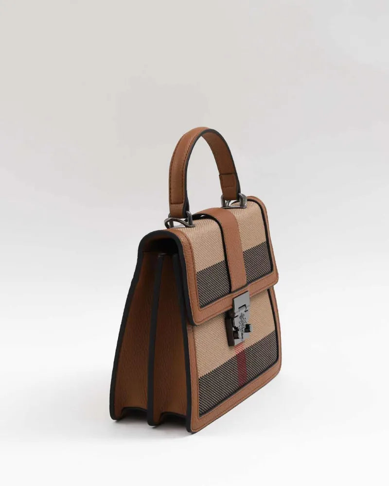 Sac à main à carreaux