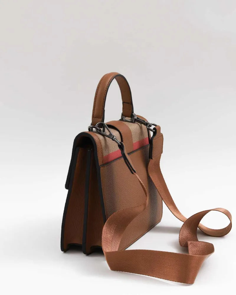 Sac à main à carreaux